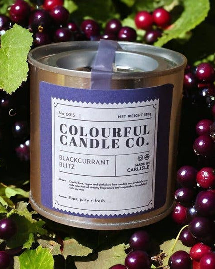 Blackcurrant Blitz Soy Wax Paint Tin Candle