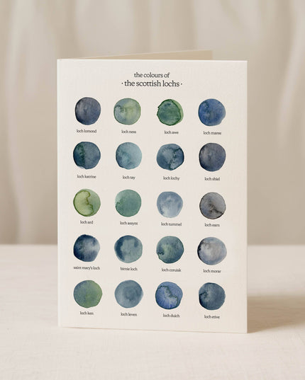 The Colours of The Scottish Lochs Greetings Card