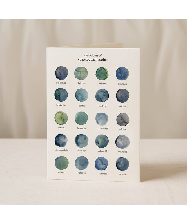 The Colours of The Scottish Lochs Greetings Card