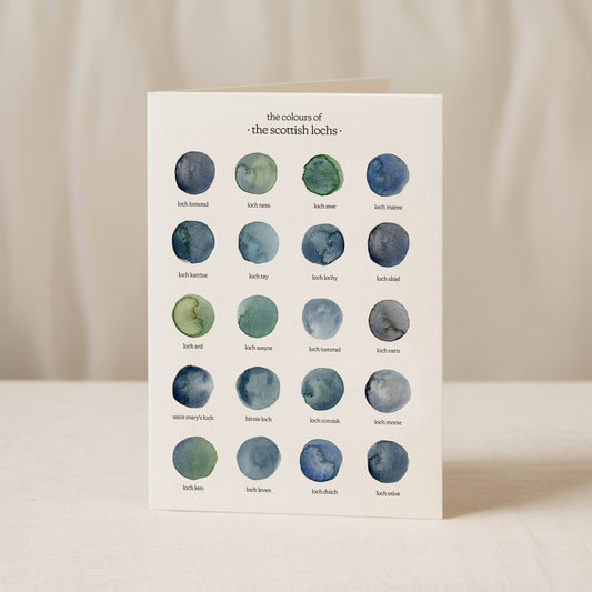 The Colours of The Scottish Lochs Greetings Card