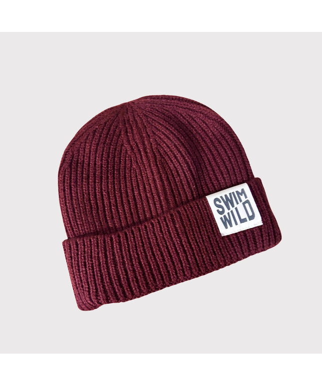 Knitted Hat - Maroon
