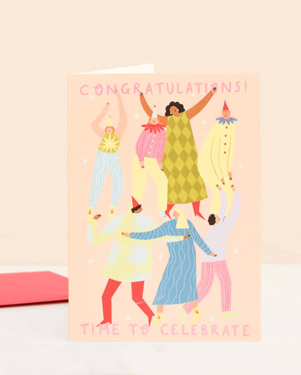 Time To Celebrate Congratulations Card | Achievement Card
