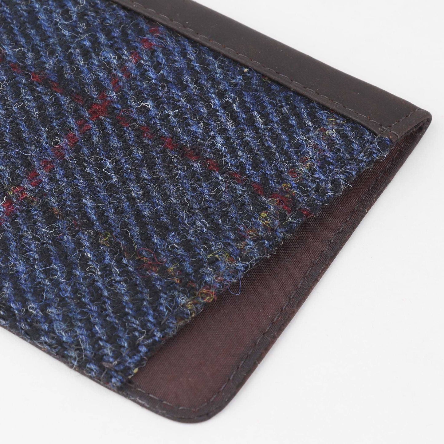 Blue Harris Tweed Glasses Slip