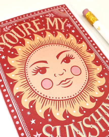Celestial You're My Sunshine Card