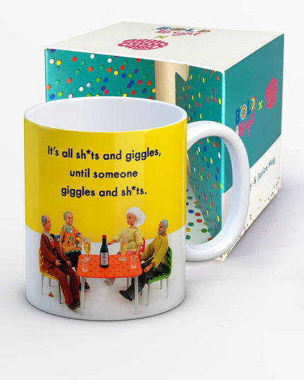 Shits And Giggles Mug by Bold & Bright