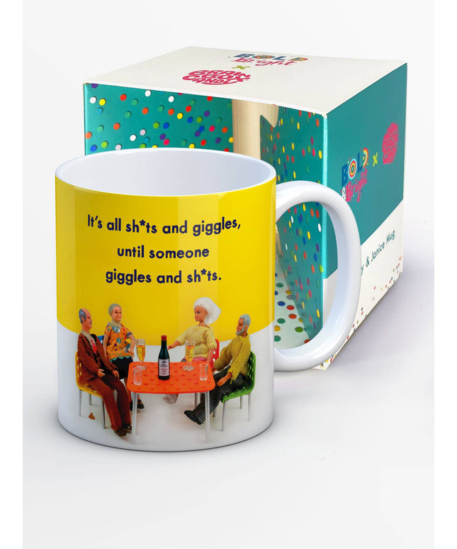 Shits And Giggles Mug by Bold & Bright
