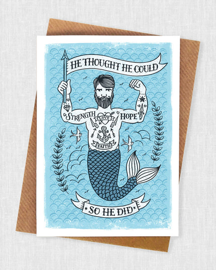 Merman Congratulations Card