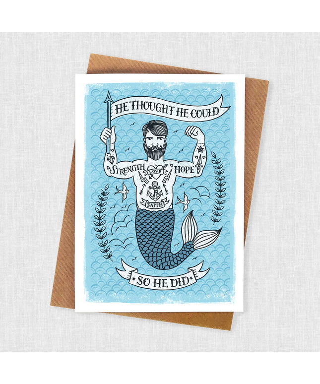 Merman Congratulations Card