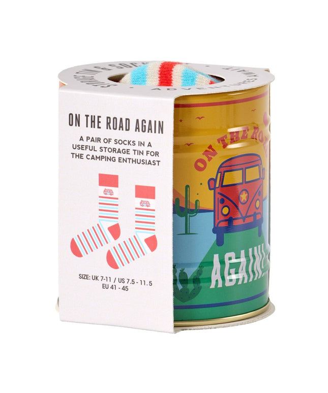 Storage Tin & Sock Set - Camping Lover