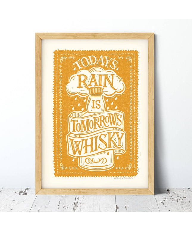 Scottish Whisky Print - A4