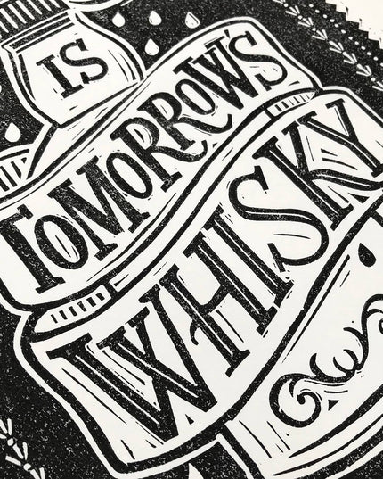 Scottish Whisky Print - BLACK / A4