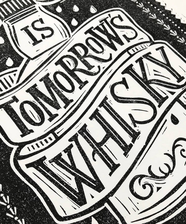 Scottish Whisky Print - BLACK / A4