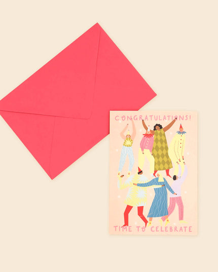 Time To Celebrate Congratulations Card | Achievement Card