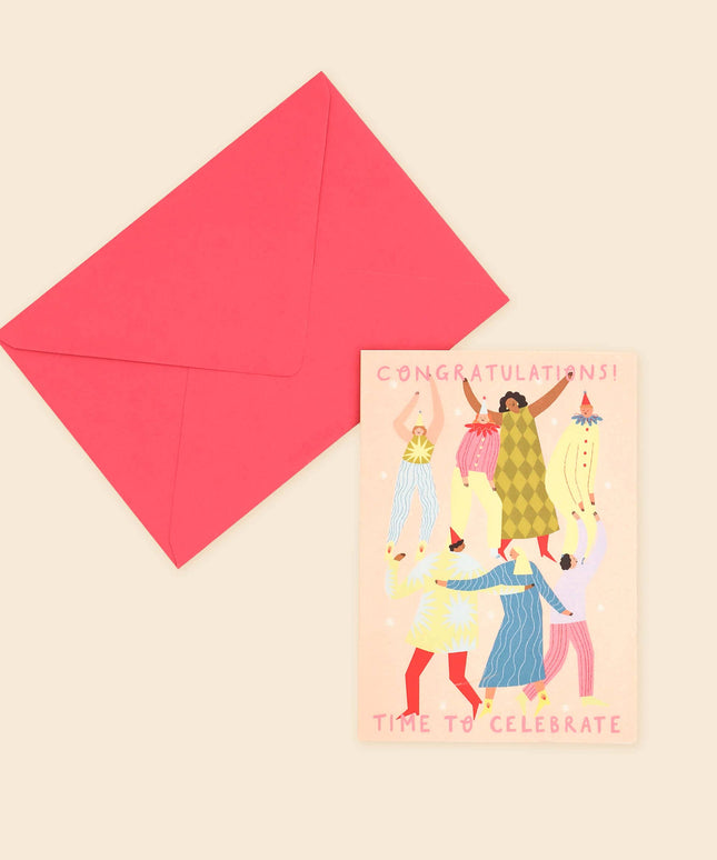 Time To Celebrate Congratulations Card | Achievement Card