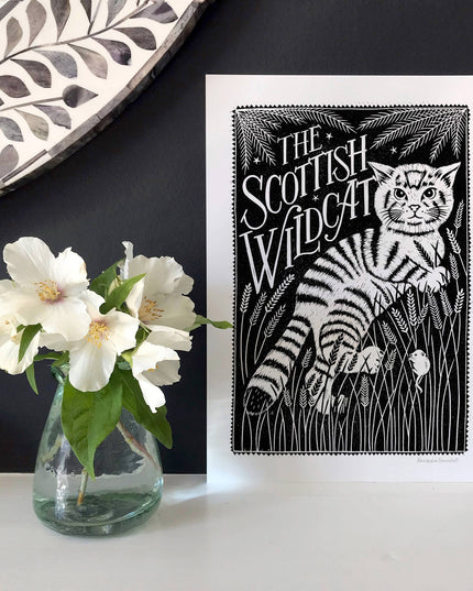 Scottish Wildcat Print - A4