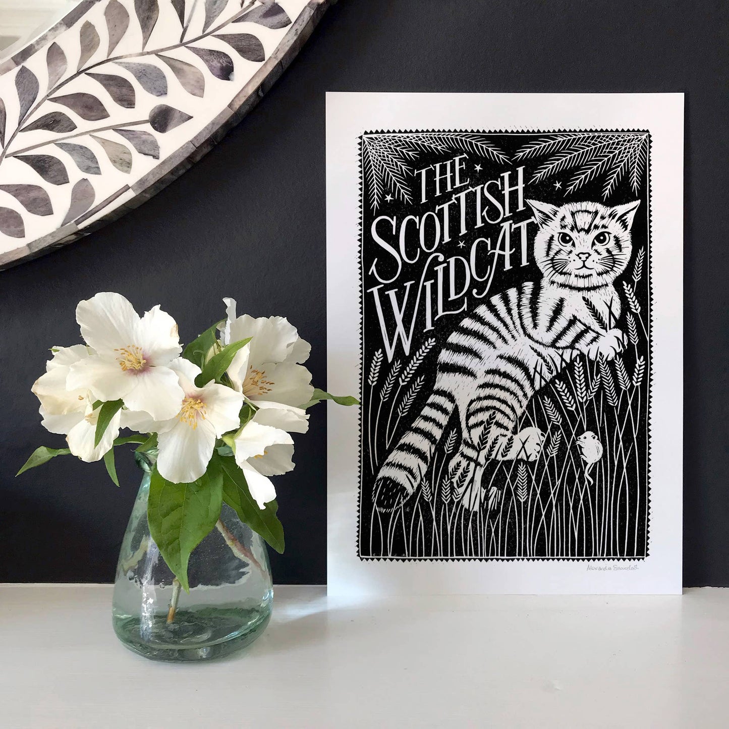 Scottish Wildcat Print