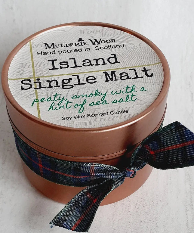 Island Single Malt Scotch Whisky Peaty Soy Wax Candle