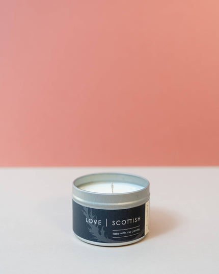 Damson Plum Scented Candle Tin