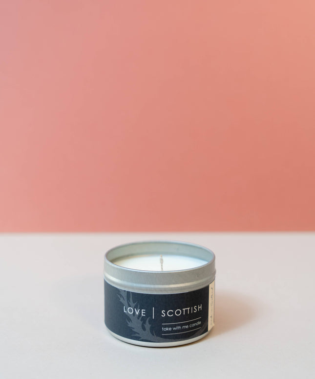 Damson Plum Scented Candle Tin