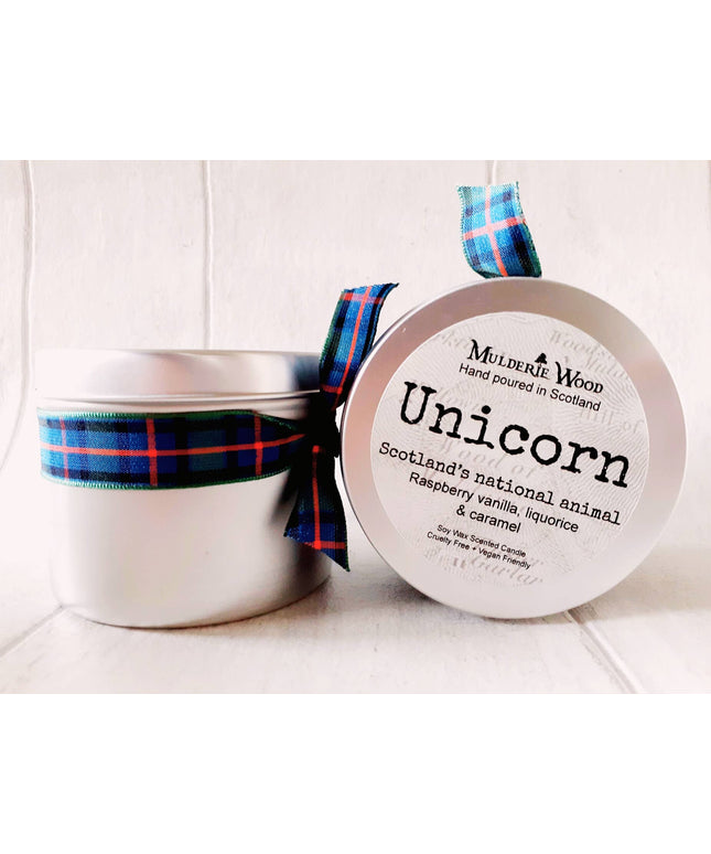 Unicorn Mythical Sweet Scent Scottish Scots Gift Candle