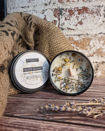 Soy Wax Candle *Sleep Blend* Lavender & Chamomile