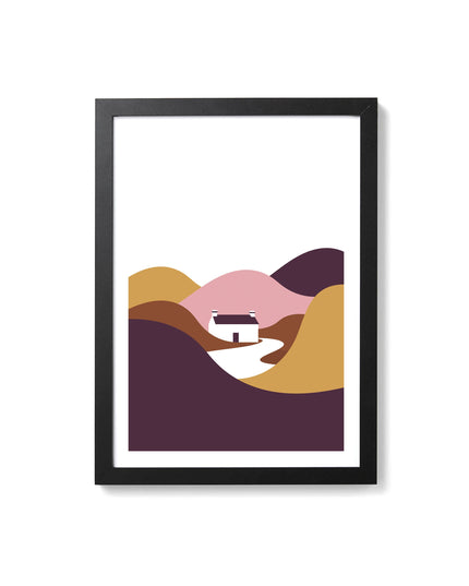 Autumn in the Hills A4 Print