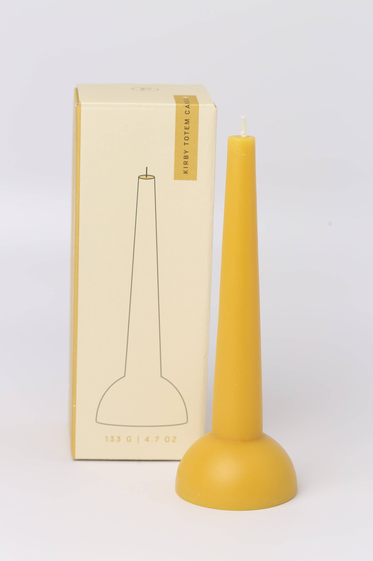 Paddywax Totem Candle - Yellow - Kirby