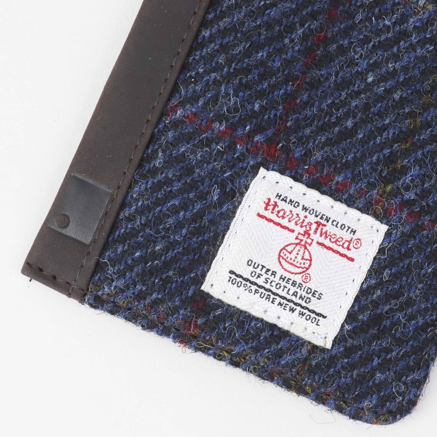 Blue Harris Tweed Glasses Slip