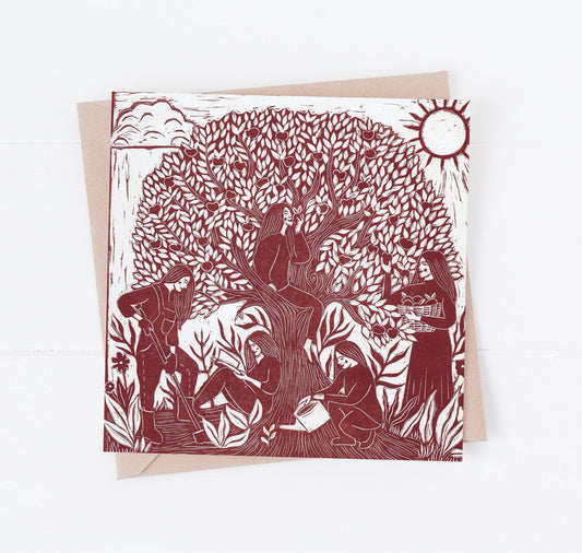 Tend the Earth Card. *orchard, apple tree, garden, growers*