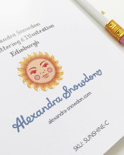 Celestial You're My Sunshine Card