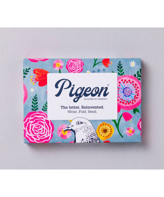 Wildflower Pigeon *Floral Letter Writing Pack * Pack of 6 Letters