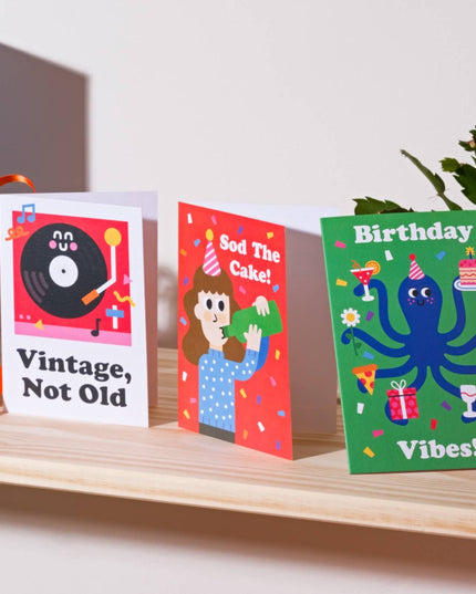 Sod The Cake Birthday Cards for Her | Female Birthday Cards