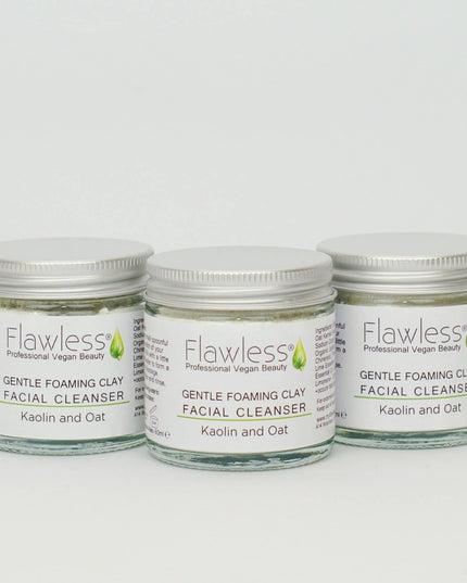 Vegan Clay Facial Cleanser - Gentle and Foaming - 60ml