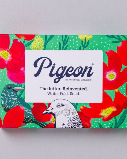 Dusk to Dawn Pigeon, Folding Letter Writing Set – Pack of 6