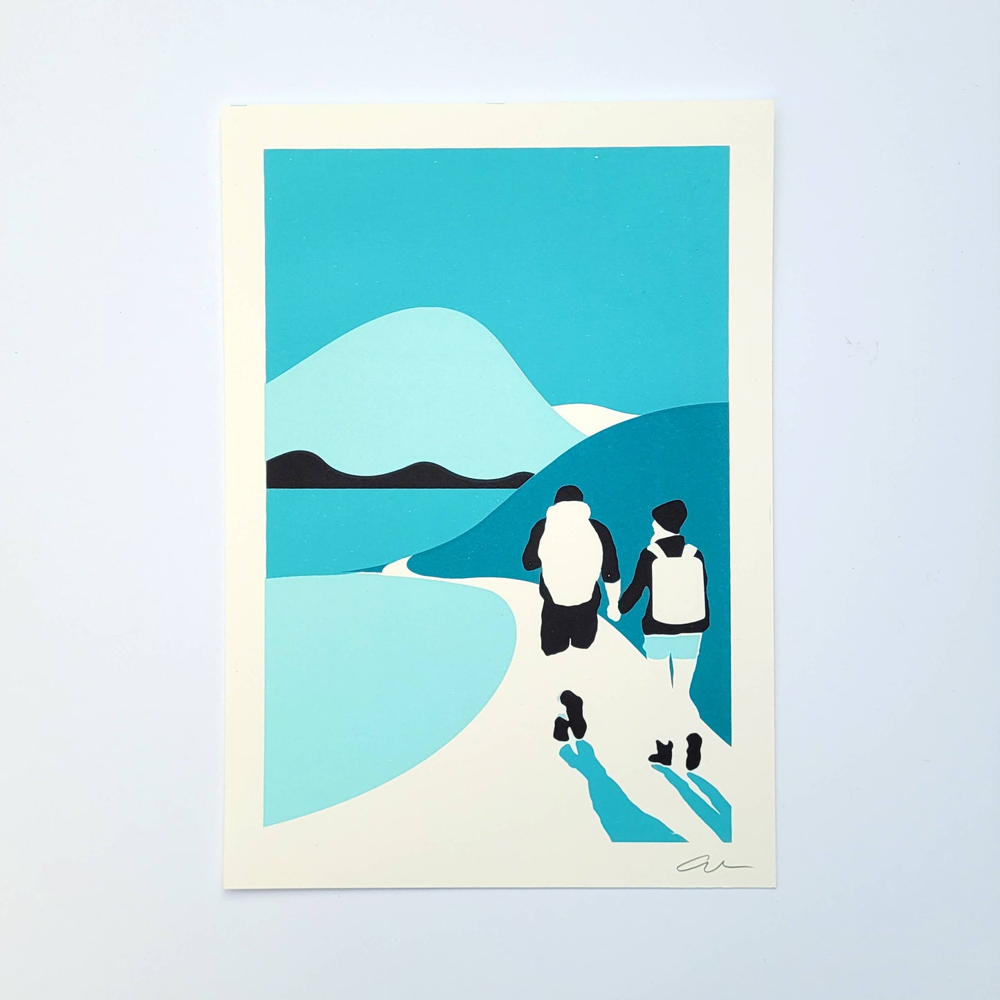 Last Trip Of Summer -  Walkers A4 Screenprint