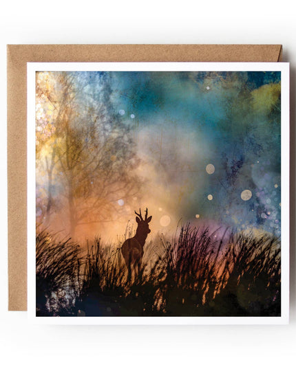 Roe Deer Textured Card