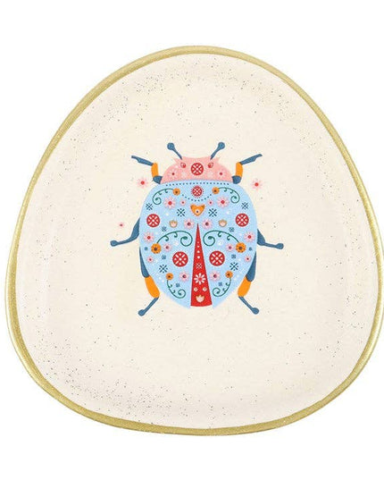 Floral Ladybird Trinket Dish