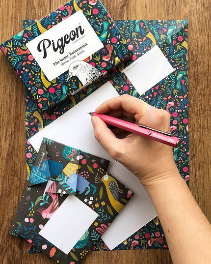 Magical Menagerie Pigeon, Folding Letter Set, Pack of 6
