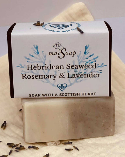 Hebridean Seaweed, Rosemary & Lavender. Scottish Soap