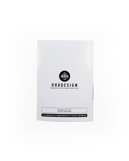 Disappear In The Sun *Greeting Card