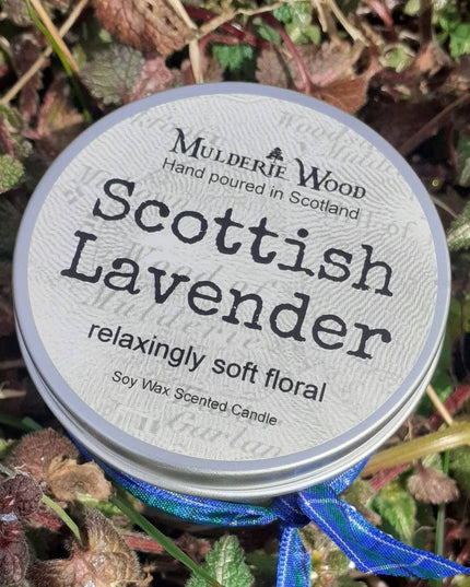 Scottish Lavender Scented Handmade Soy Wax Candle
