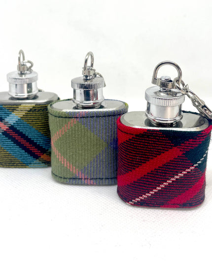 Mini Tartan Hip Flask