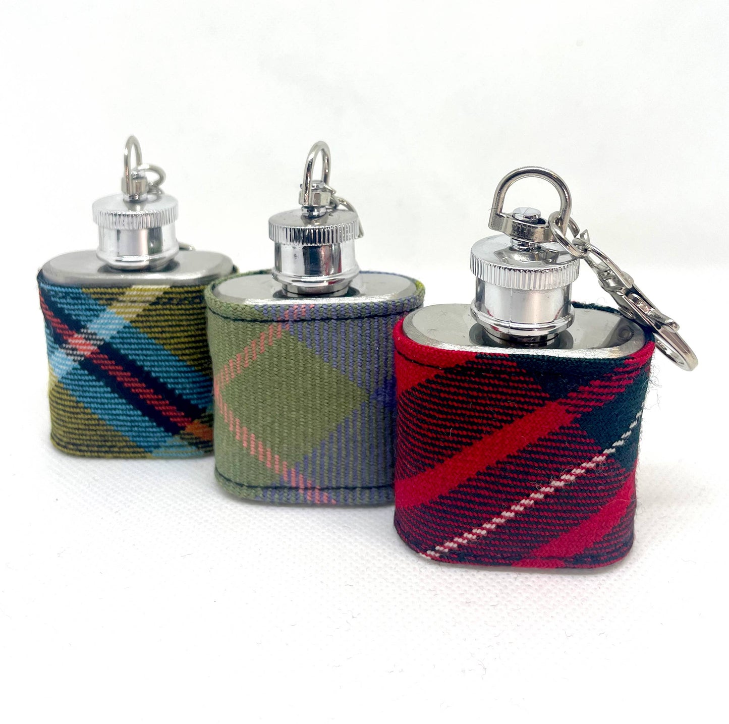 Mini Tartan Hip Flask