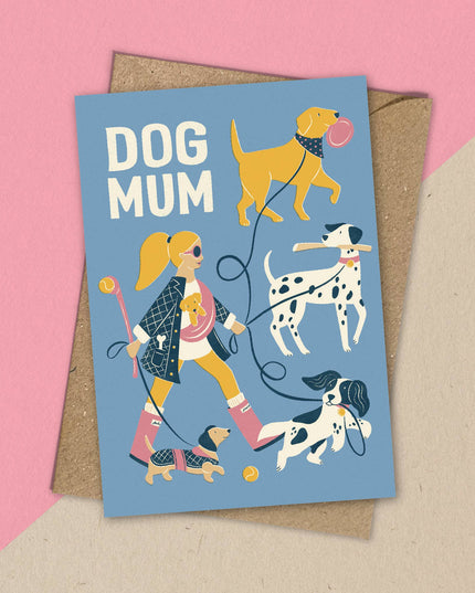 Dog Mum | Fun Dog Walking Greeting Card