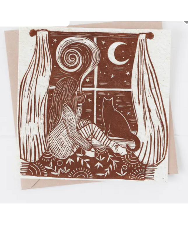 Night Draws In Card