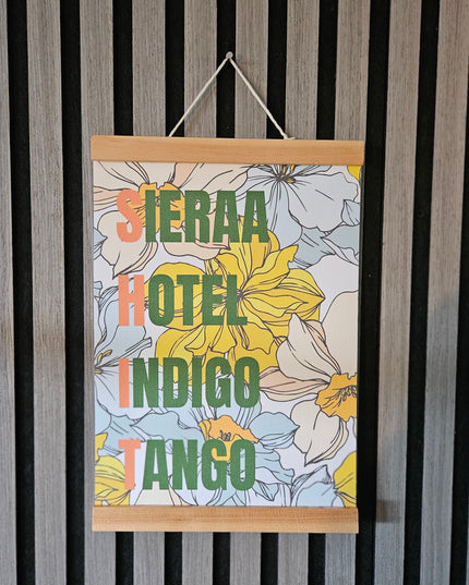Phonetic Floral Prints - SHIT
