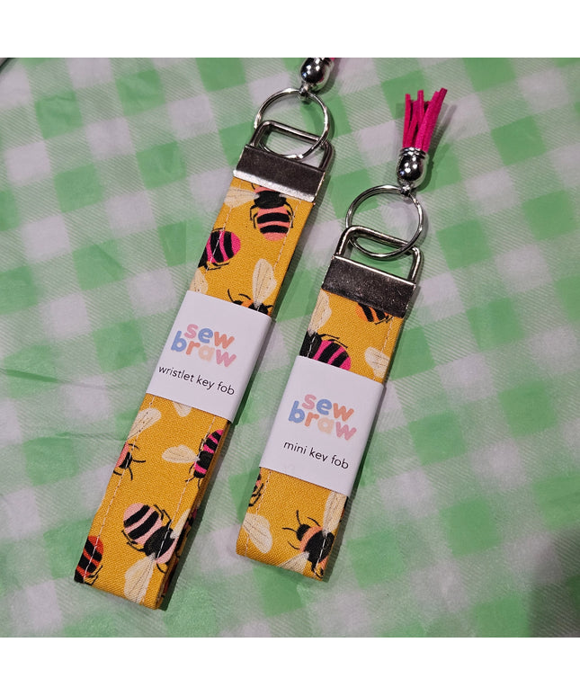 Handmade Keyfob * Bees