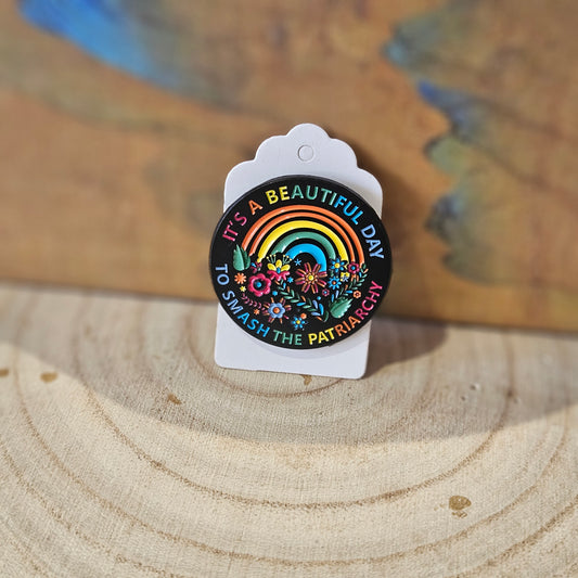 Smash the Patriarchy * Enamel Metal Pin