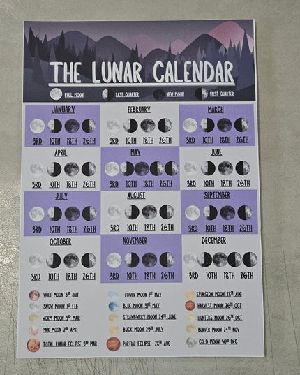Lunar Calendar 2026