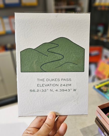 Dukes Pass Print A5